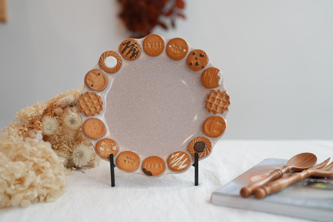 TAMA10- 16 Cookie Plate - Peach TA08