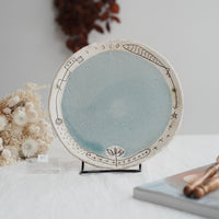 Akemi Suzuki 鈴木明美 - White Wall Plate 21cm AS03