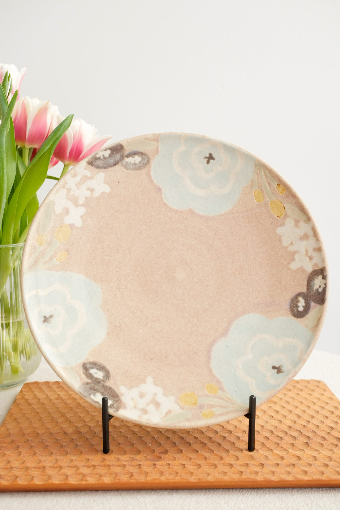 Makiko Okizawa 冲澤真纪子- 24cm Flower Ring Plate MA06