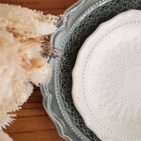 Mashiko Ware White Lace Collection