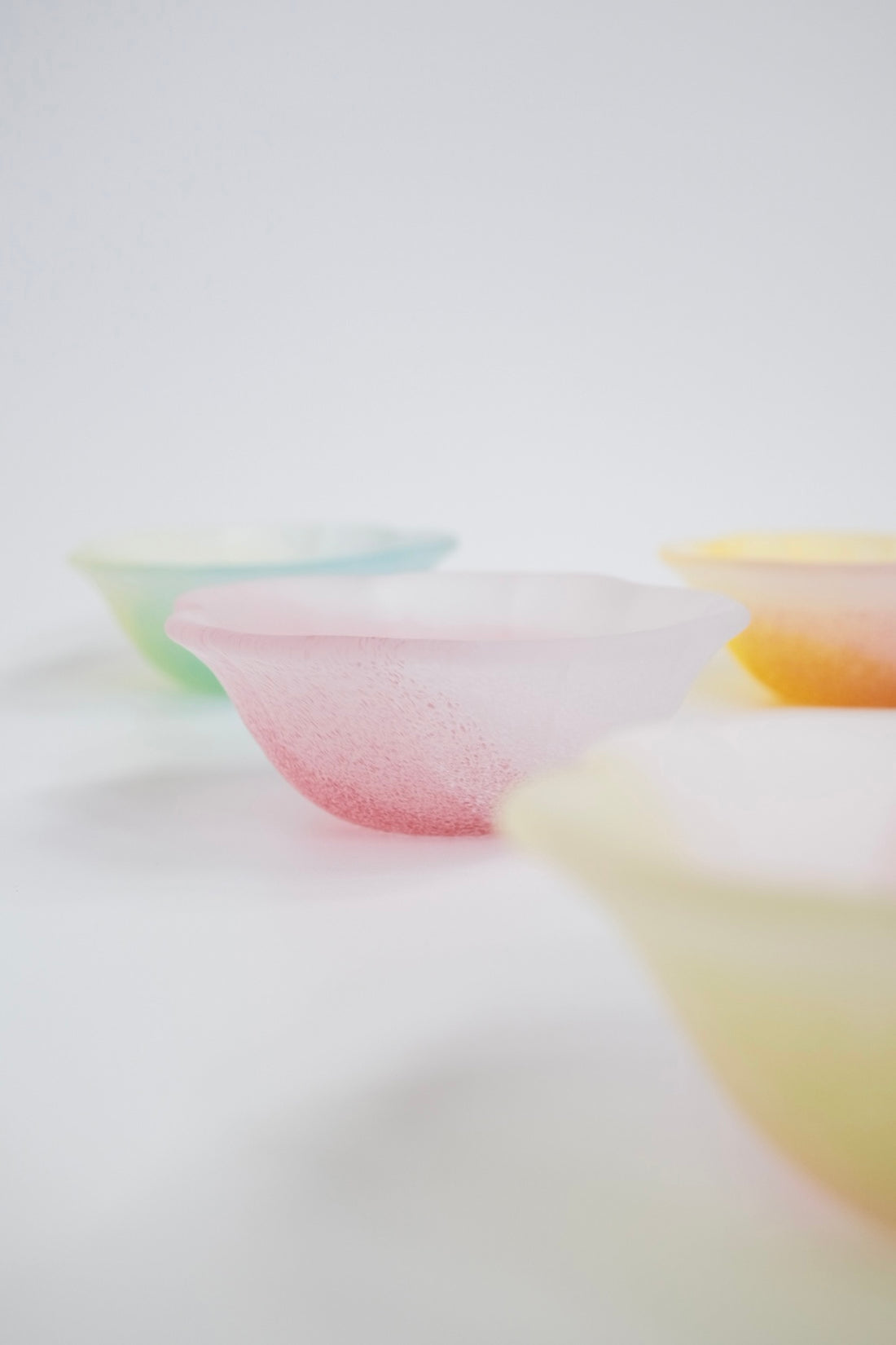 Aika x Iwasawa Glass Handmade Sakura Shaped Glass