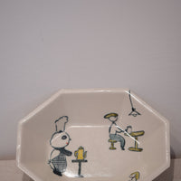 室井夏実 Natsumi Muroi octangonal plate deep