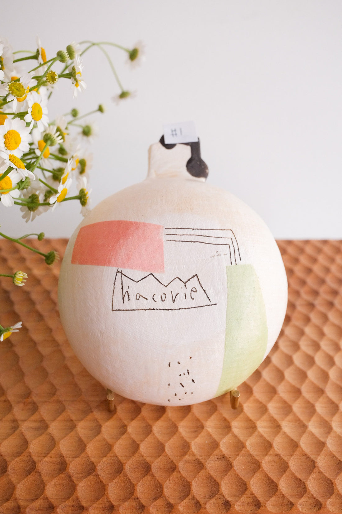 Hacorie 石丸和美 Bowl With Handle - Geometry HC05