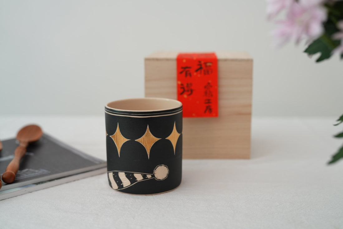 Shirogarasu Studio Chinese Zodiac Limited Edition - Snake Cup with Stars