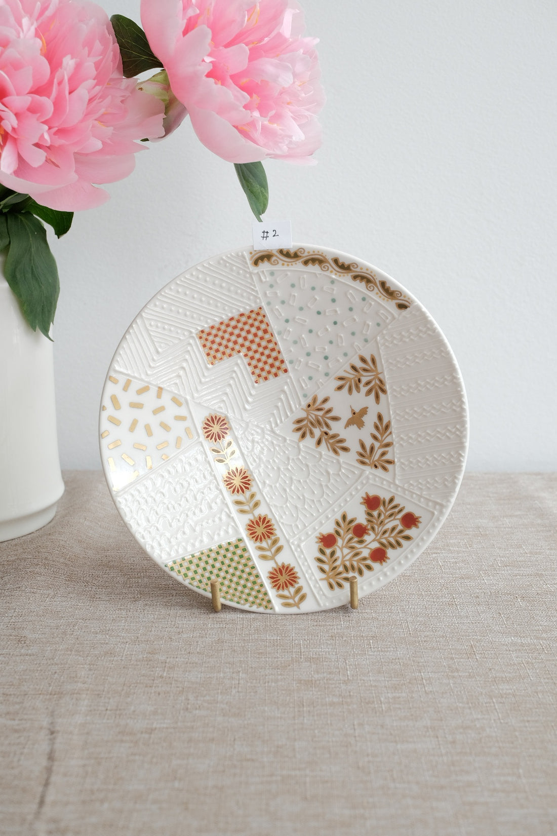 Natsumi Iino 飯野夏實 Round Plate NI007