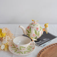 Sugar Poppo Mug with Saucer - Tulip SP15