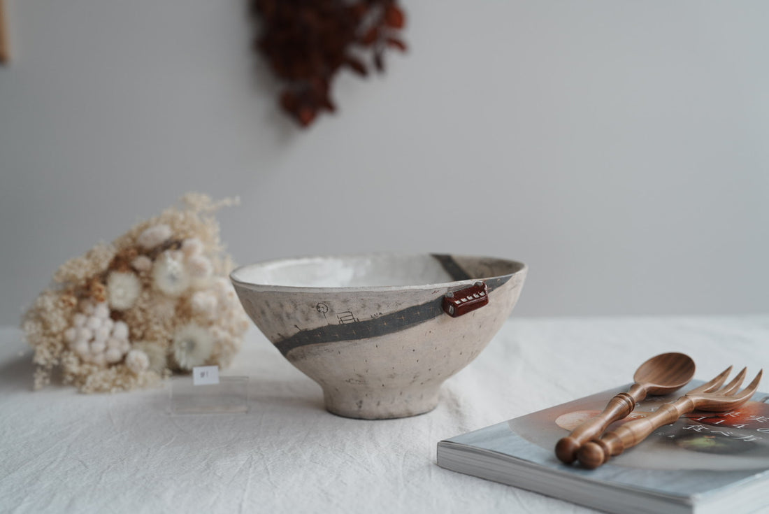 Akemi Suzuki 鈴木明美 - Red Car Ramen Bowl - 18cm AS14a