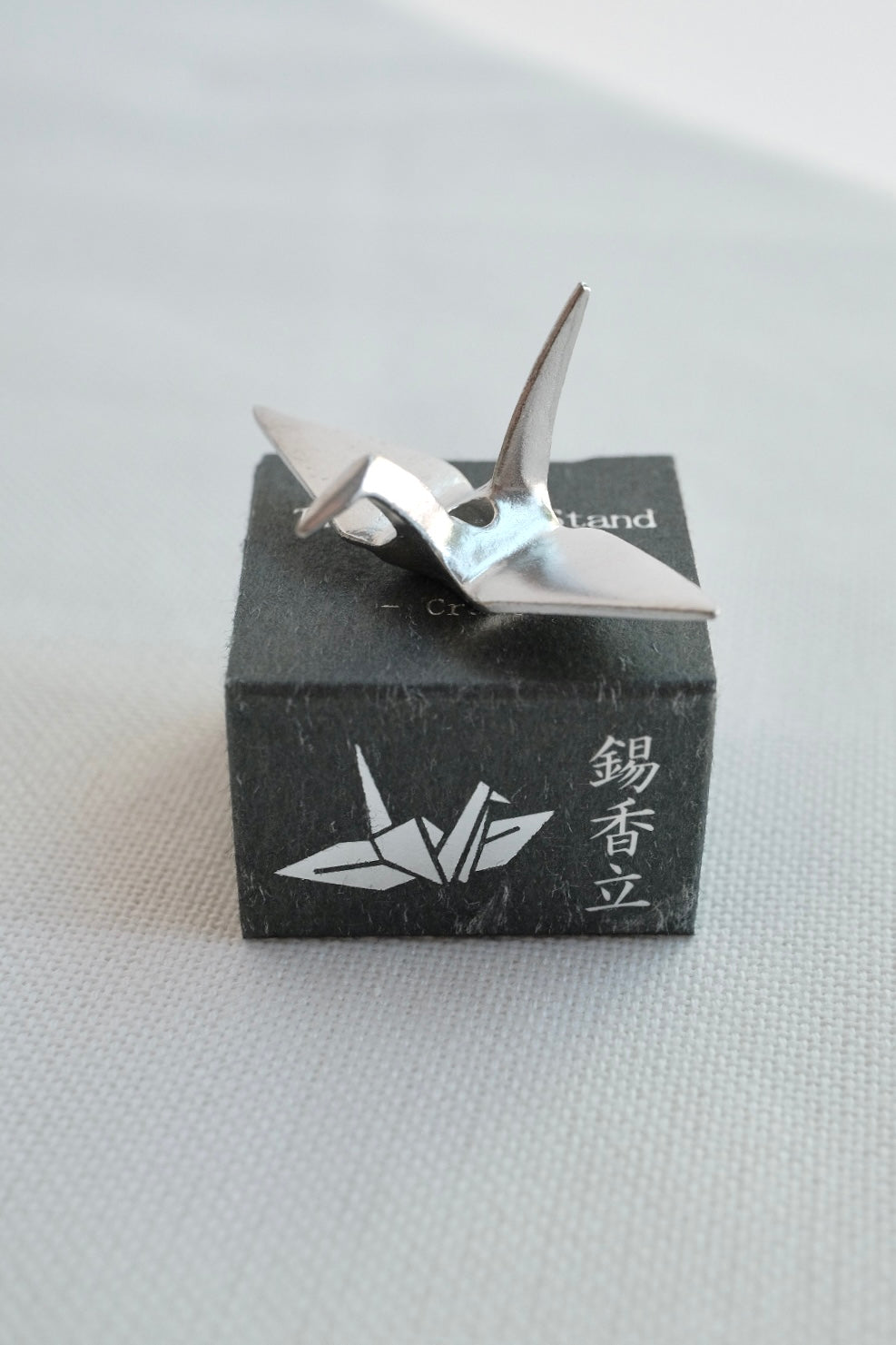 KOUSAIDO - Incense Holder Tin Crane