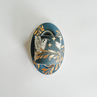 Shirogarasu Studio Pigeon Plate BY25