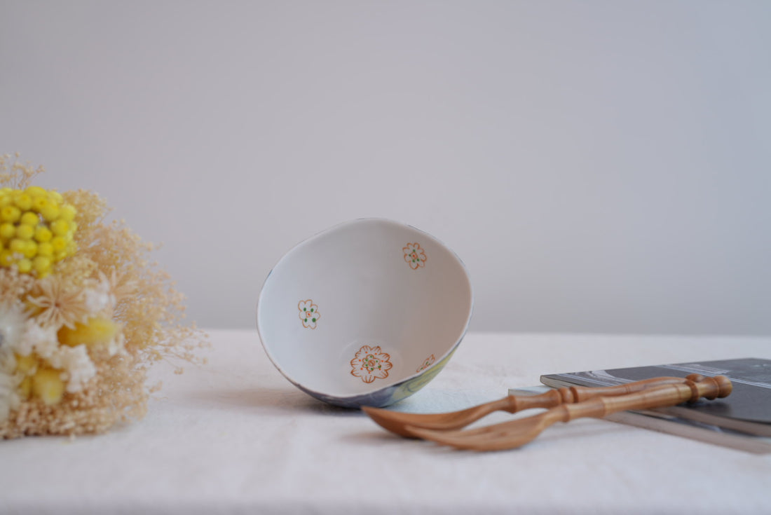 Hamasaka Naoko 浜坂尚子  Hand Painted Bowl - HN03 #3
