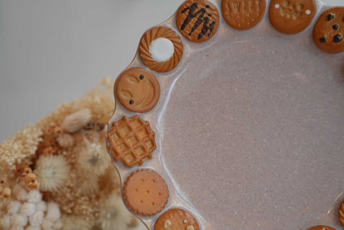 TAMA10- 16 Cookie Plate - Peach TA08