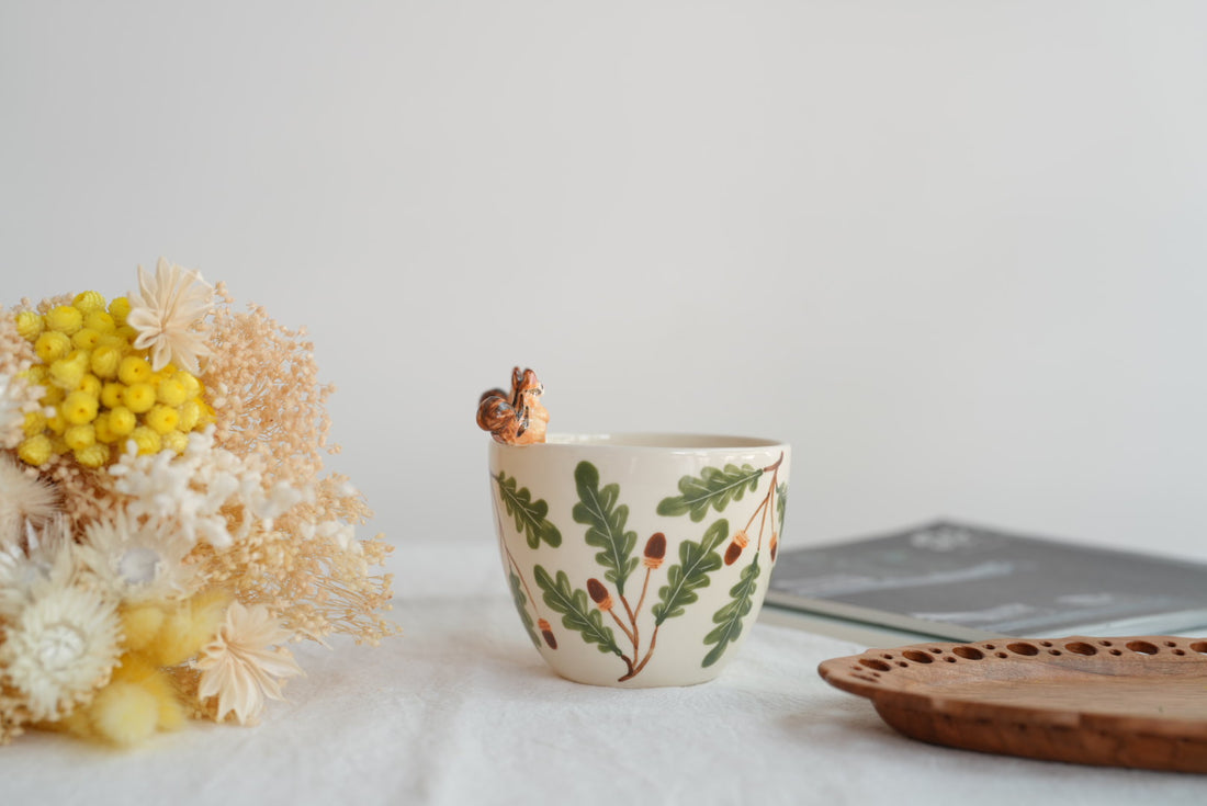 Sugar Poppo Round Cup - Squirrel SP21