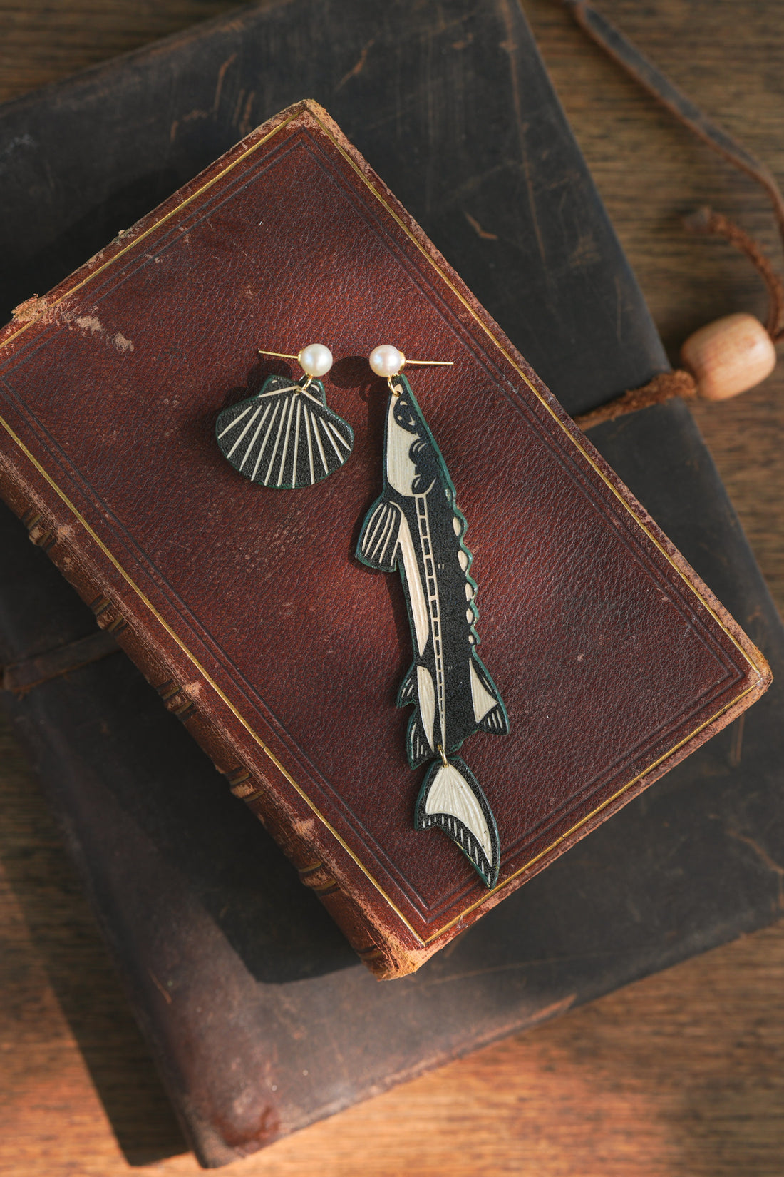 Shirogarasu Studio Sturgeon Earrings