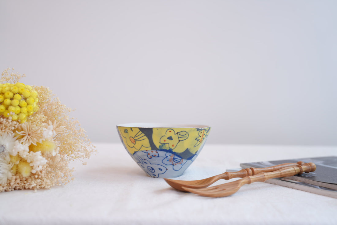 Hamasaka Naoko 浜坂尚子  Hand Painted Bowl - HN03 #6
