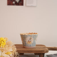 Cozy Nook - Patterned Free Cup with Line Details- CN16 #2