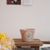 Cozy Nook - Patterned Free Cup with Line Details- CN16 #1