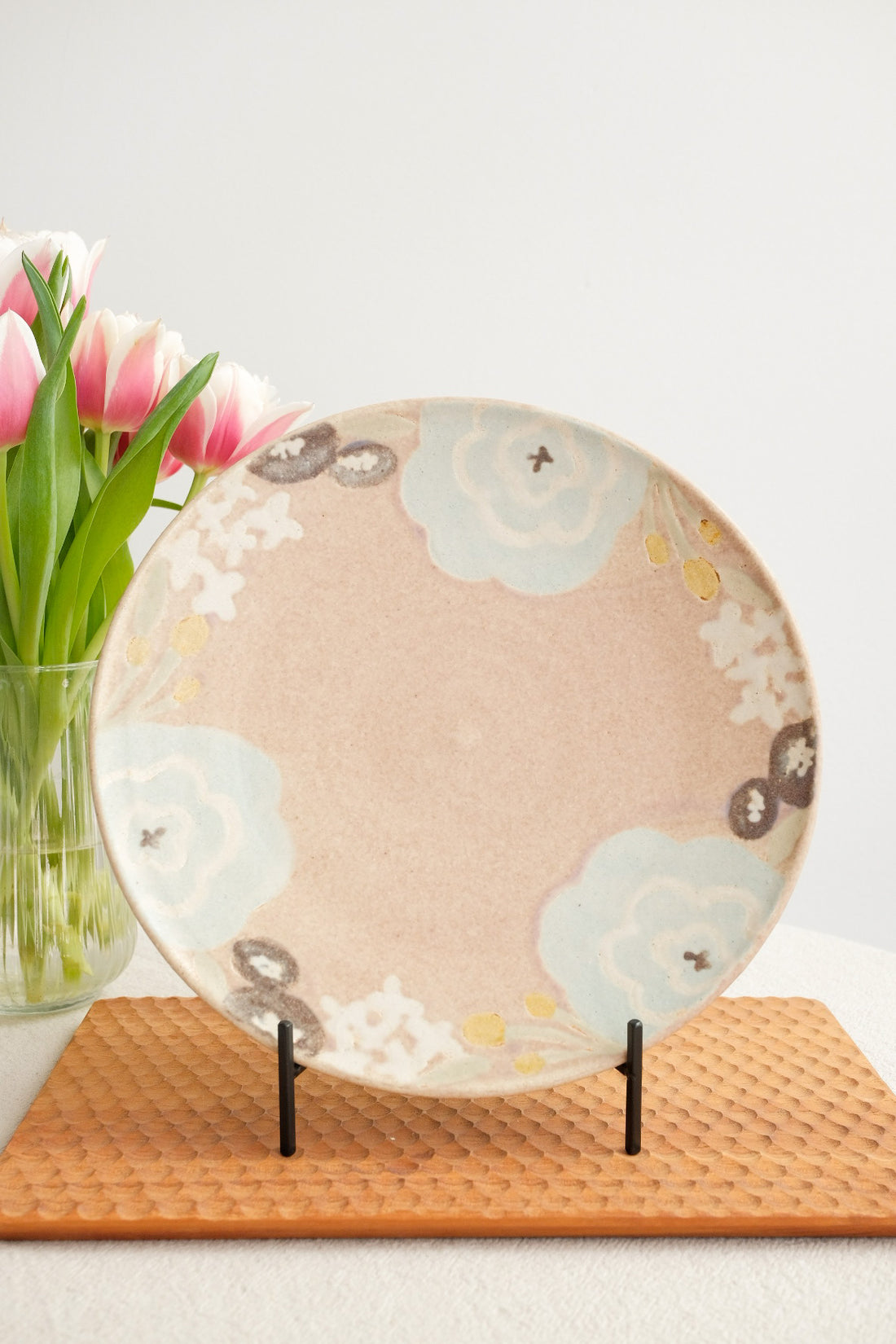 Makiko Okizawa 冲澤真纪子- 24cm Flower Ring Plate MA06