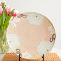 Makiko Okizawa 冲澤真纪子- 24cm Flower Ring Plate MA06