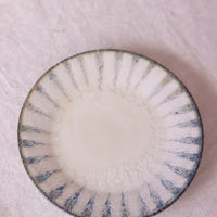 Seto Ware Running Glaze Coffee Cup and Saucer Set