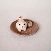 Japanese Clay Animals Incense Holder - Animal Collection