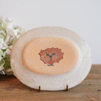 Tomotaro 岡村友太郎 - Lion Oval Plate