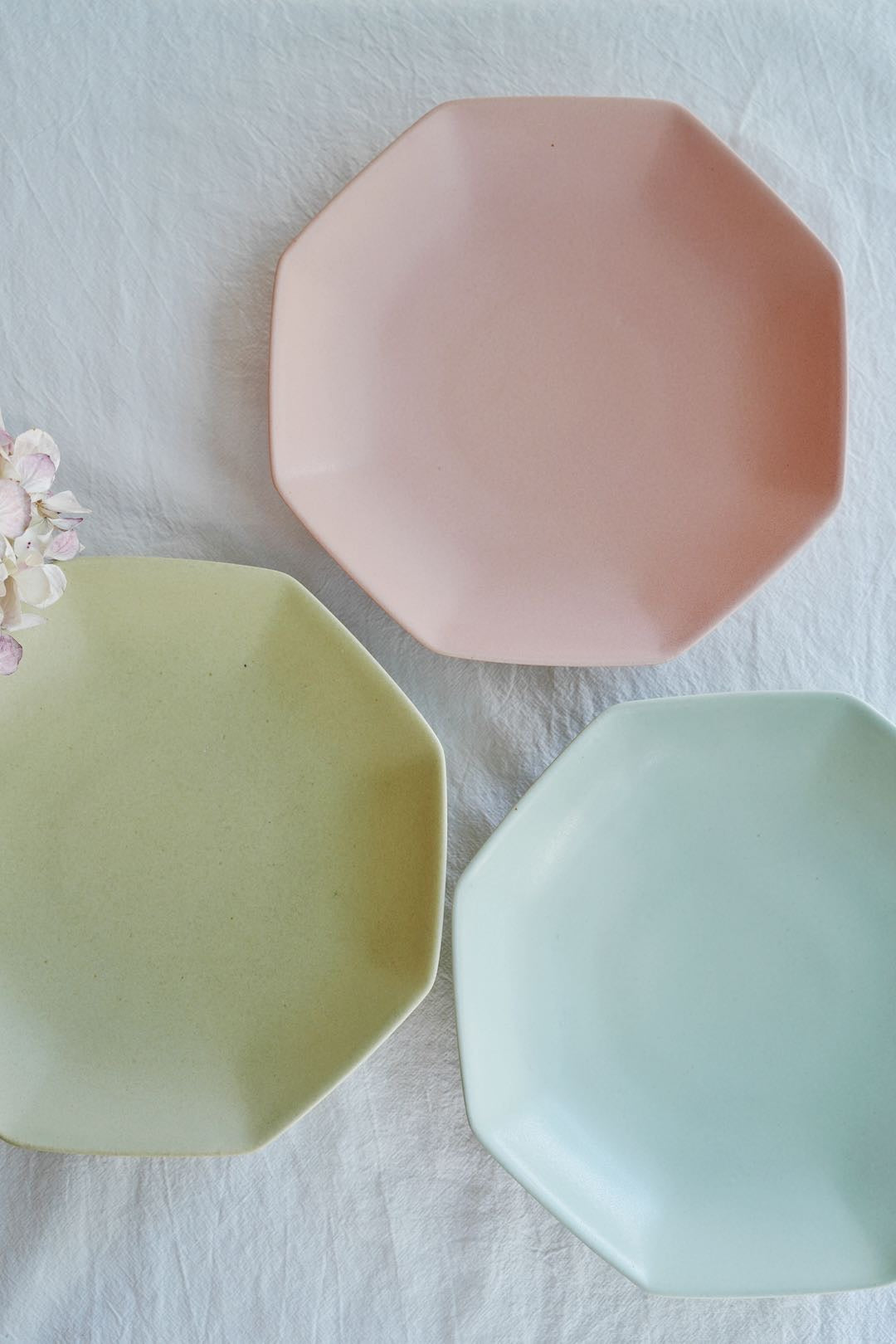 SAKUZAN Hakkaku Octagonal Plates - L