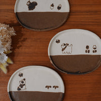 Marubankojo 丸伴工場 - Dual Colours Small Oval Plate MR18