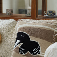 BAIYA Studio Orca Super Soft Flannel Fuzzy Cushion