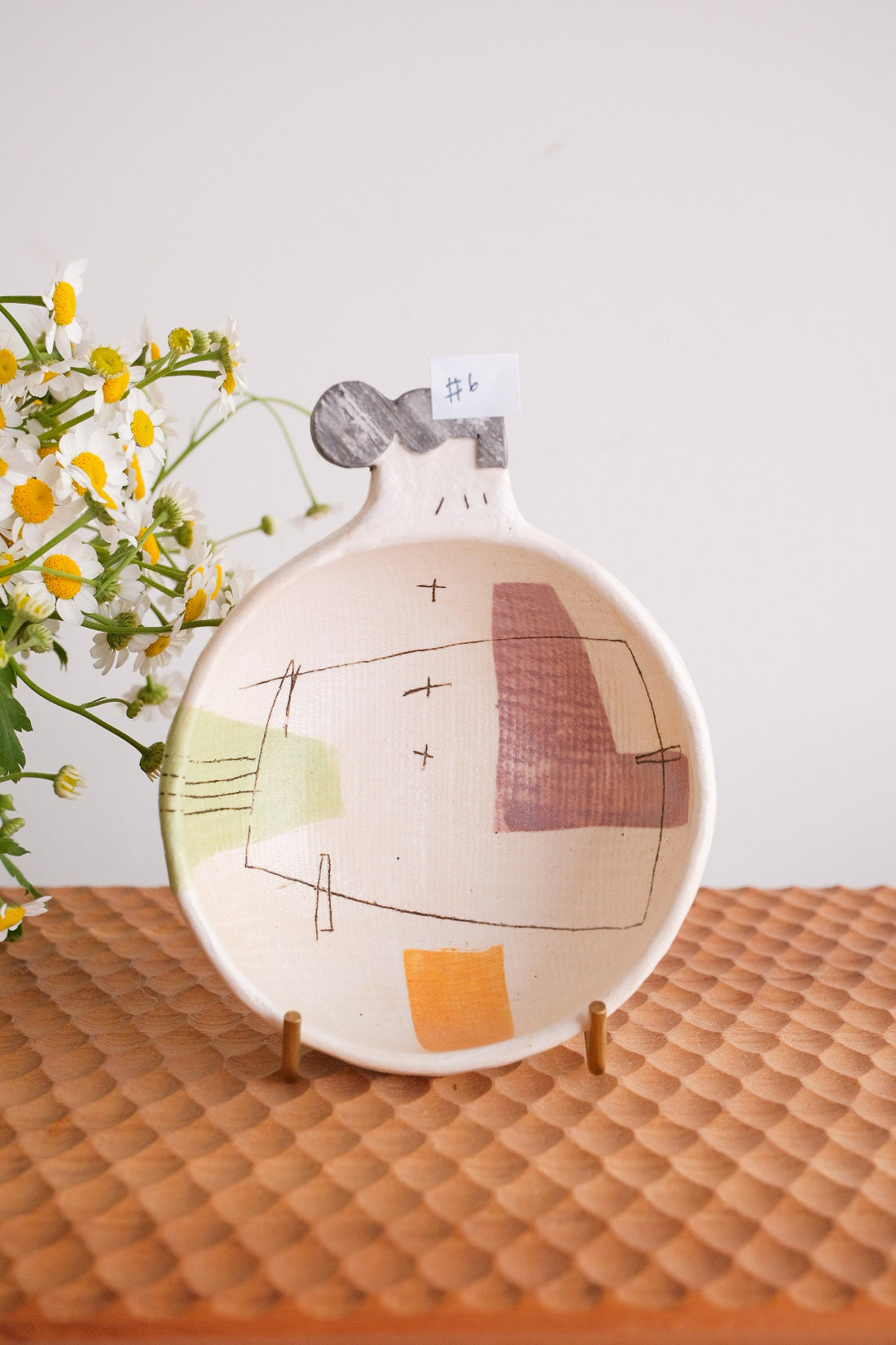 Hacorie 石丸和美 Bowl With Handle - Geometry HC05