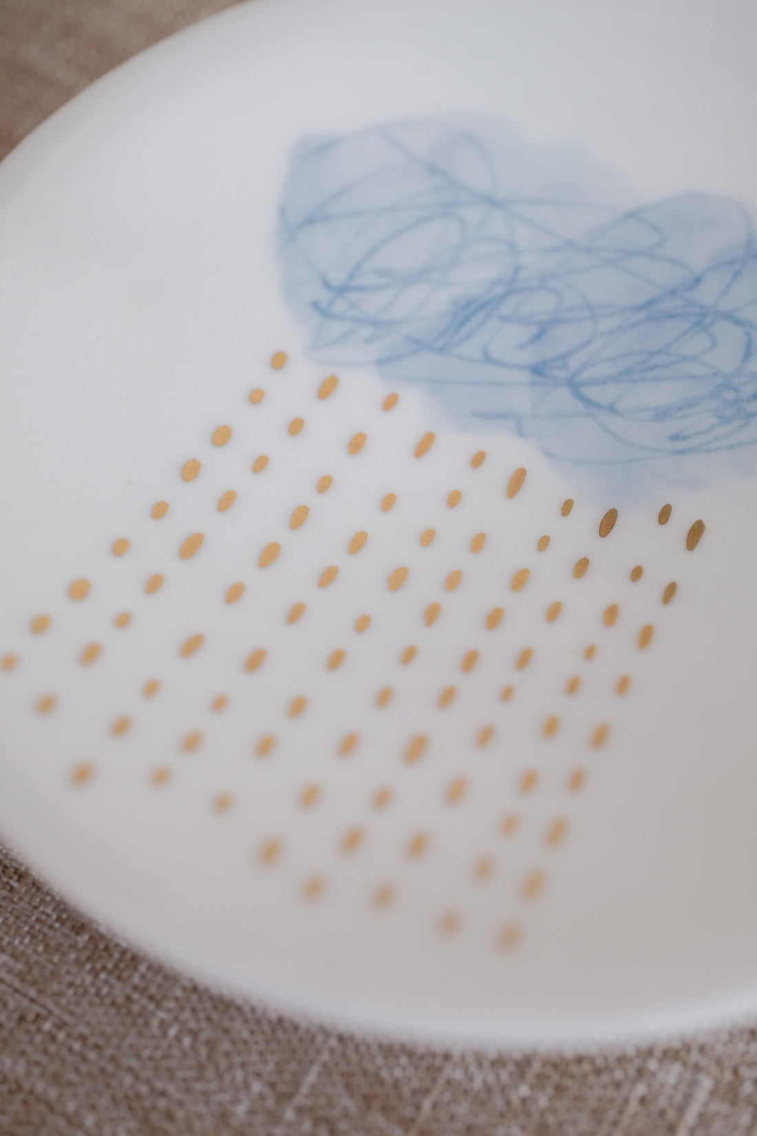 Natsumi Iino 飯野夏實 Mini Plate - Golden Rain NI004