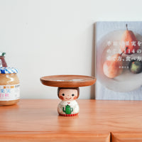 Kiezakka 木繪雜貨 Pedestal Plate - Teapot KZ04