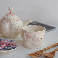 Sugar Poppo Teapot - White Cat SP27