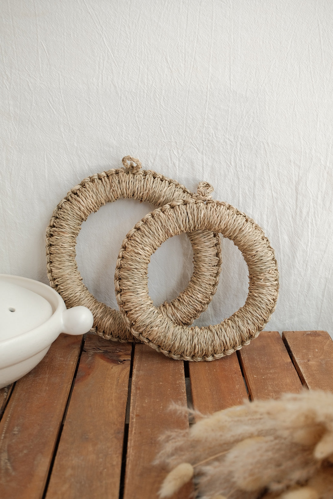 Natural Rattan Pot Stand