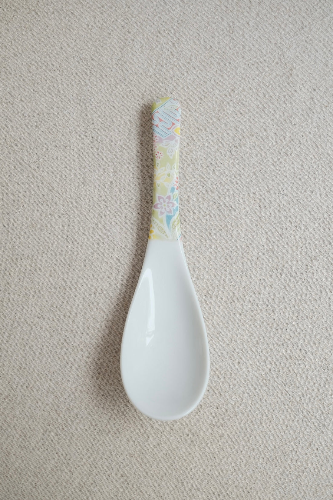 Japanese Ceramic Soup Spoon