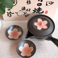 Arita Porcelain Sakura Teapot + 2 Teacups Set
