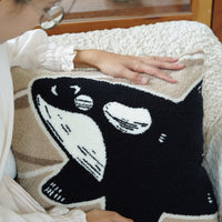 BAIYA Studio Orca Super Soft Flannel Fuzzy Cushion
