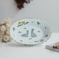 TATA Pottery Studio 田中大輝 & 田边桂- Porcelain Oval Bowl - Medium TP09 #3
