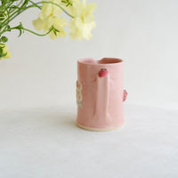 Fumiko Kondo 近藤布美子 - Pink Rabbit Large Jug FK28