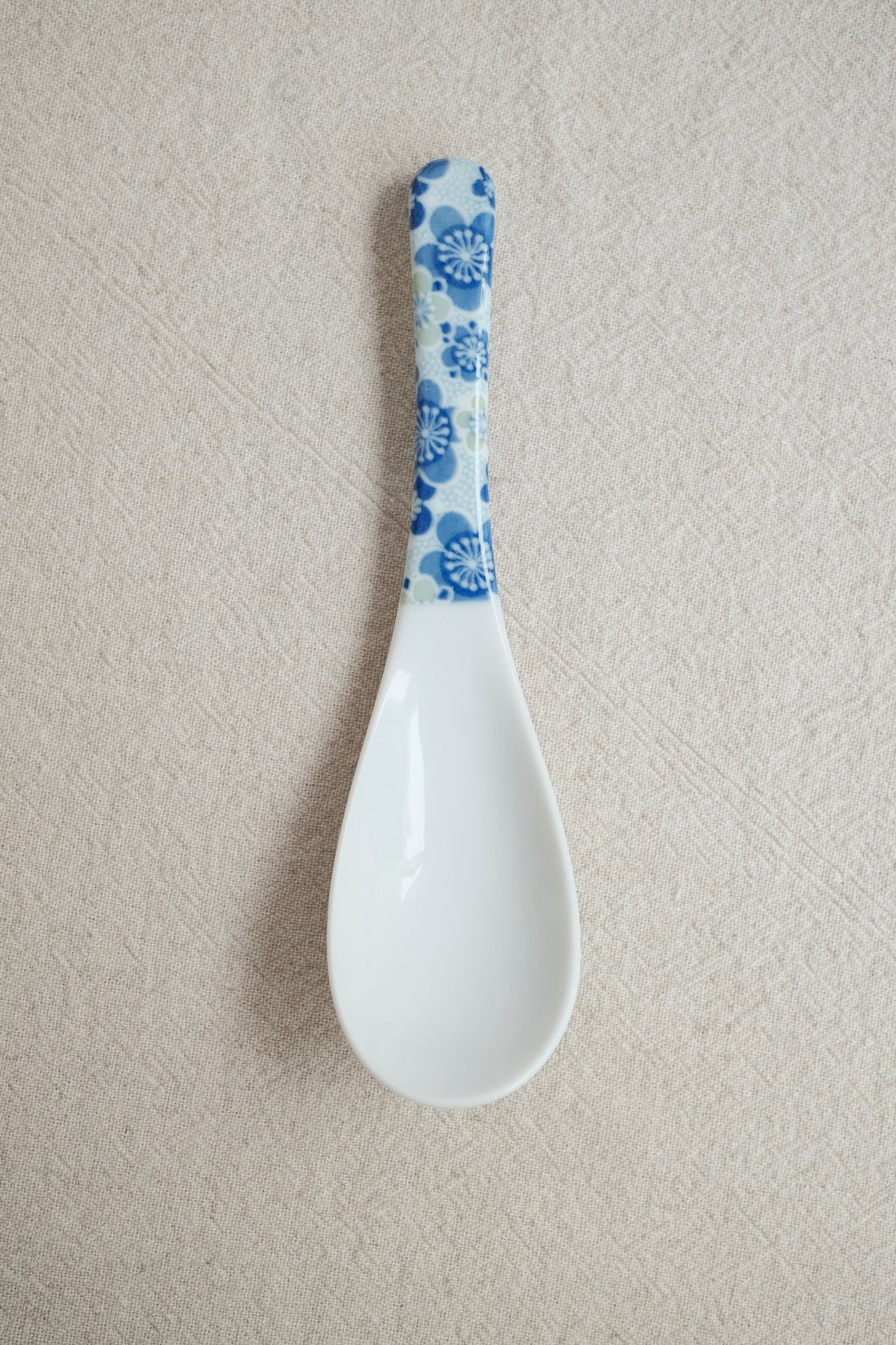 Japanese Ceramic Soup Spoon