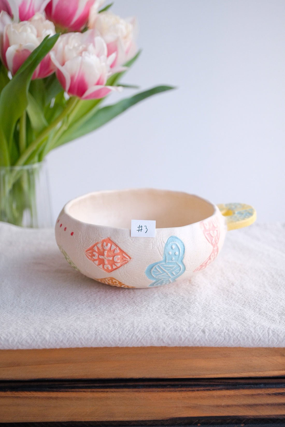 Hacorie 石丸和美 Bowl with Handle - Stamp HC20