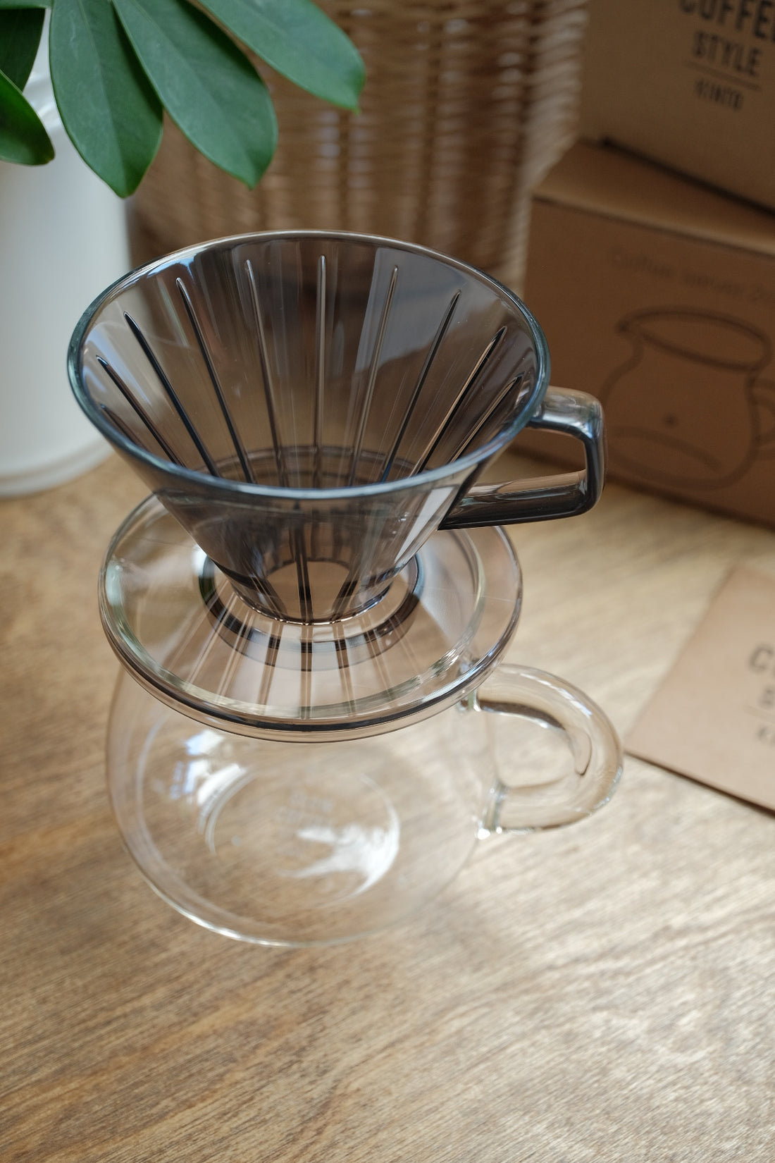 KINTO SCS Plastic Brewer Clear Grey