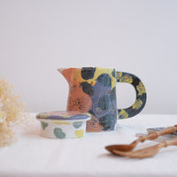 Hamasaka Naoko 浜坂尚子 Hand Painted Jug with Lid - HN12 #2