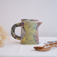 Hamasaka Naoko 浜坂尚子 Hand Painted Jug with Lid - HN12 #1