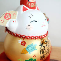 Yakushigama 薬師窯 Lucky Cat Money Jar