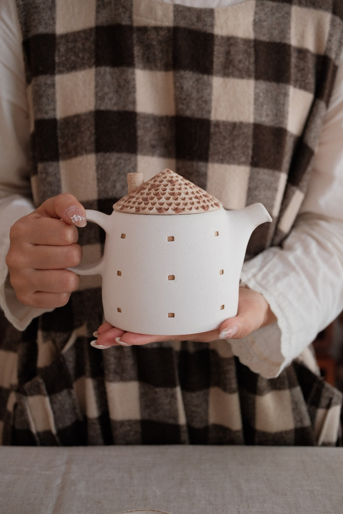 Forest Seed Pottery Ceramic Clay House Tea Pot