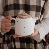 Forest Seed Pottery Ceramic Clay House Tea Pot