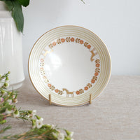 Natsumi Iino 飯野夏實 Gold Decor Small Plate - Horse NI005a