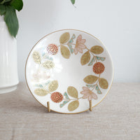 Natsumi Iino 飯野夏實 Gold Decor Small Plate - Dahlia NI002b