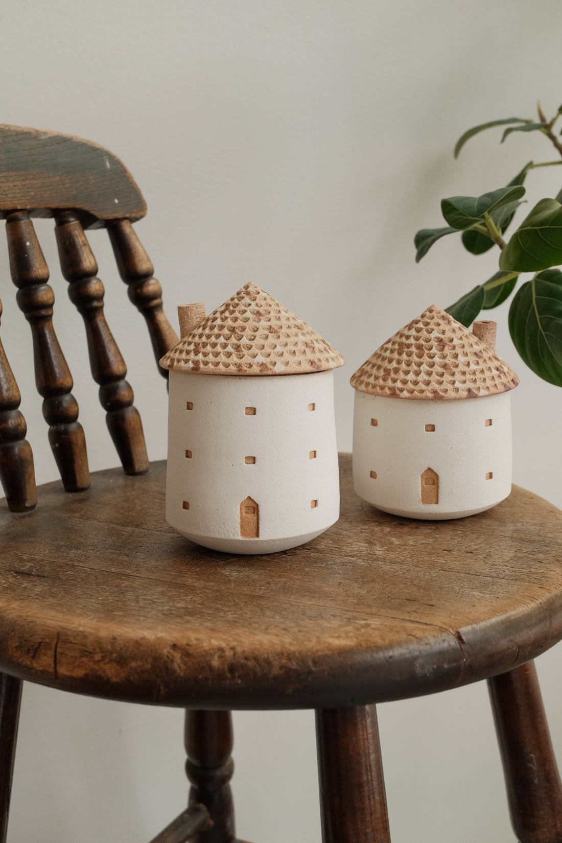 Forest Seed Pottery Ceramic Clay House Tea Cup Large