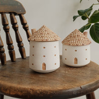 Forest Seed Pottery Ceramic Clay House Tea Cup Large